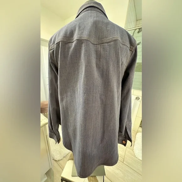 CAbi Ladies Denim Workshop Shacket‎ - Large - Picture 3 of 11